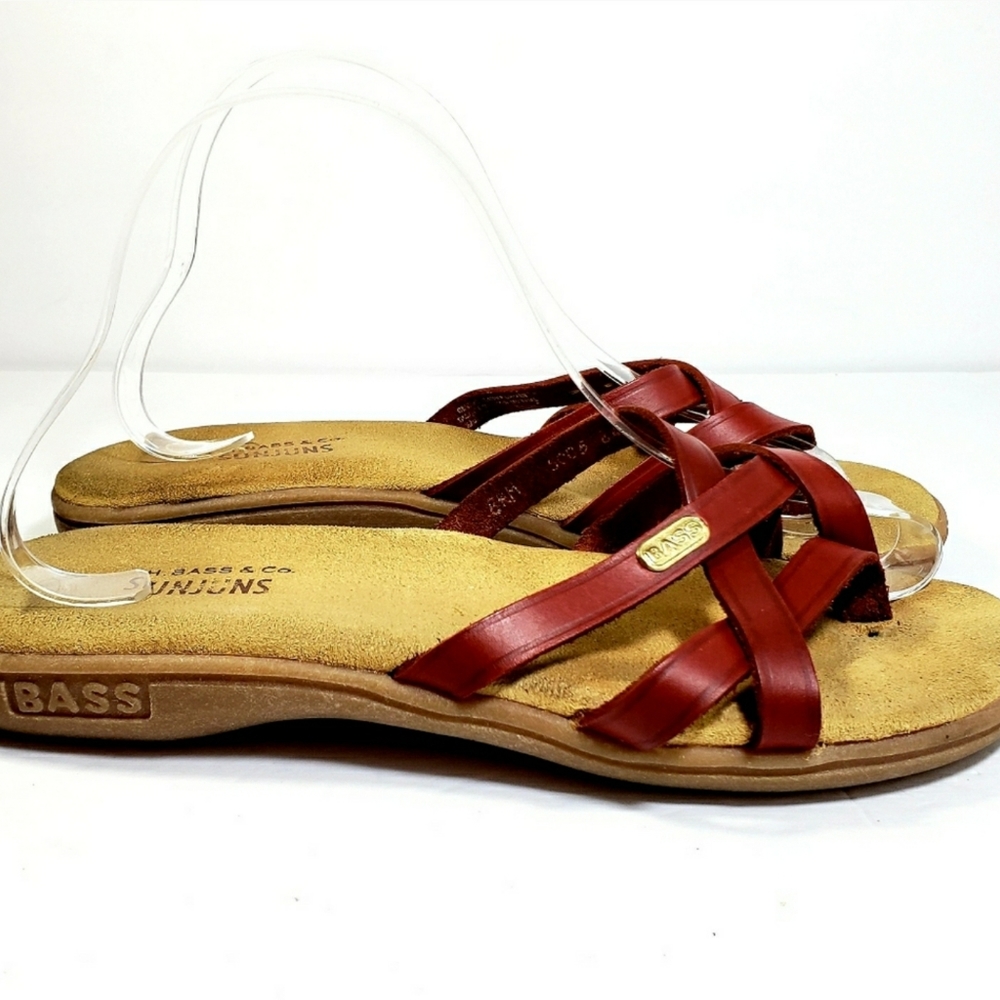 Bass Leather Thong Sandals